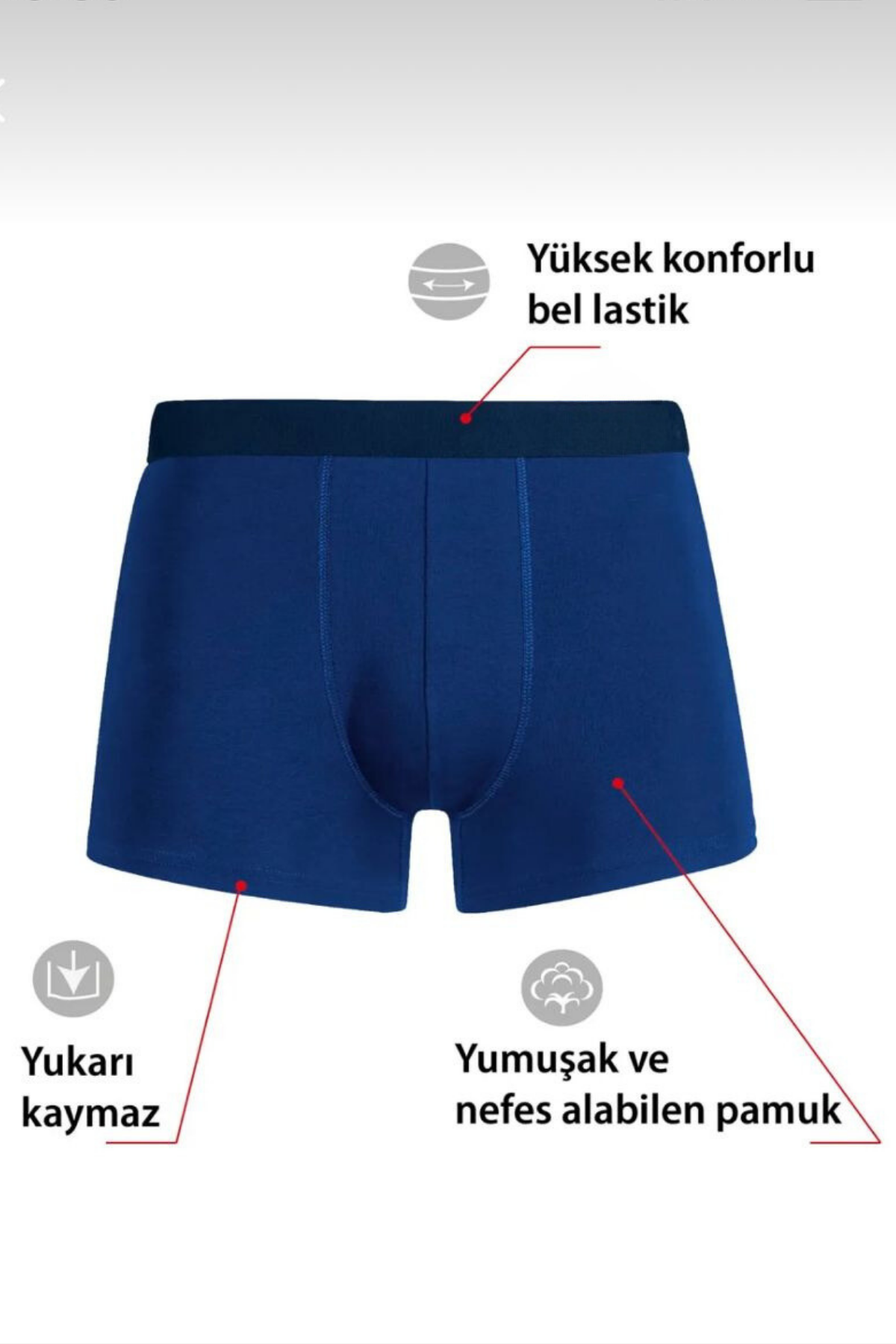 Aria’s%20Closet%20Penye%20Erkek%205%20li%20Karışık%20Renk%20Boxer