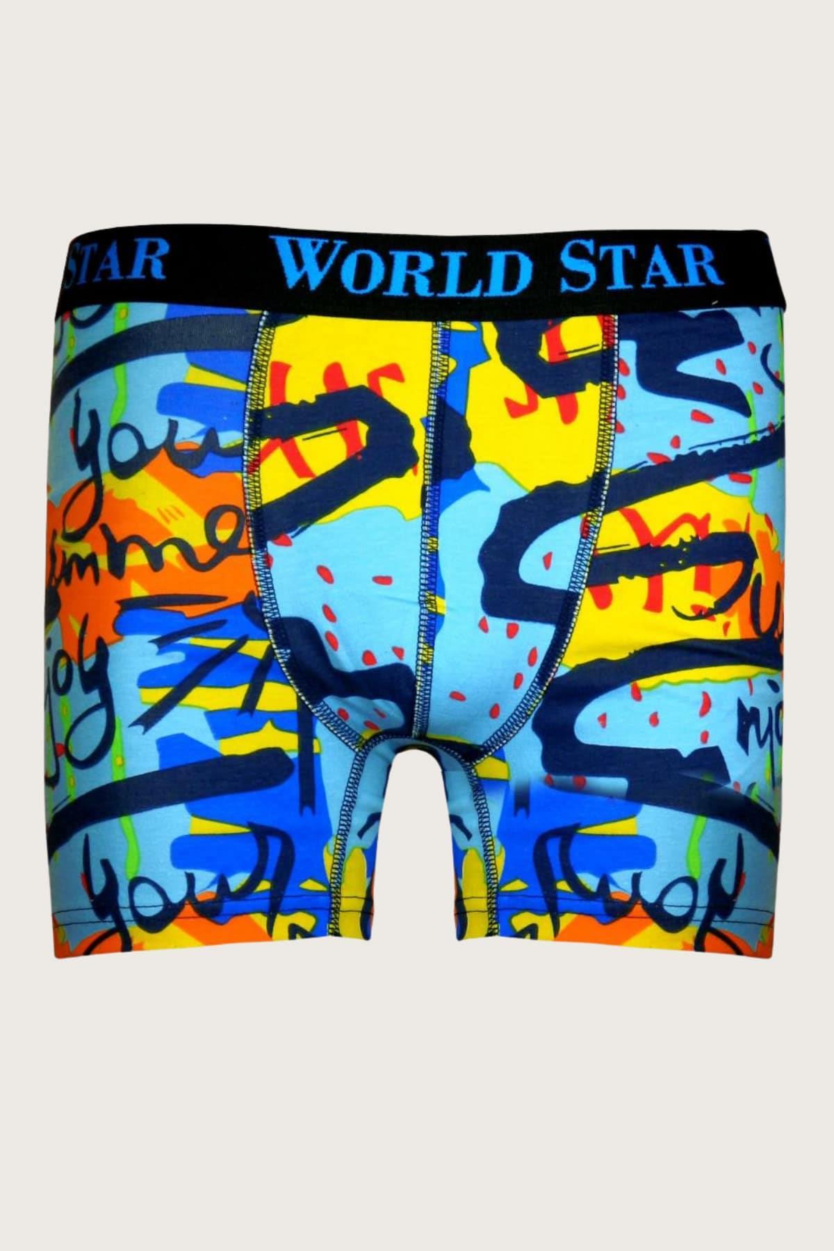 Aria’s%20Closet%20Tekli%20Pamuklu%20Erkek%20Boxer