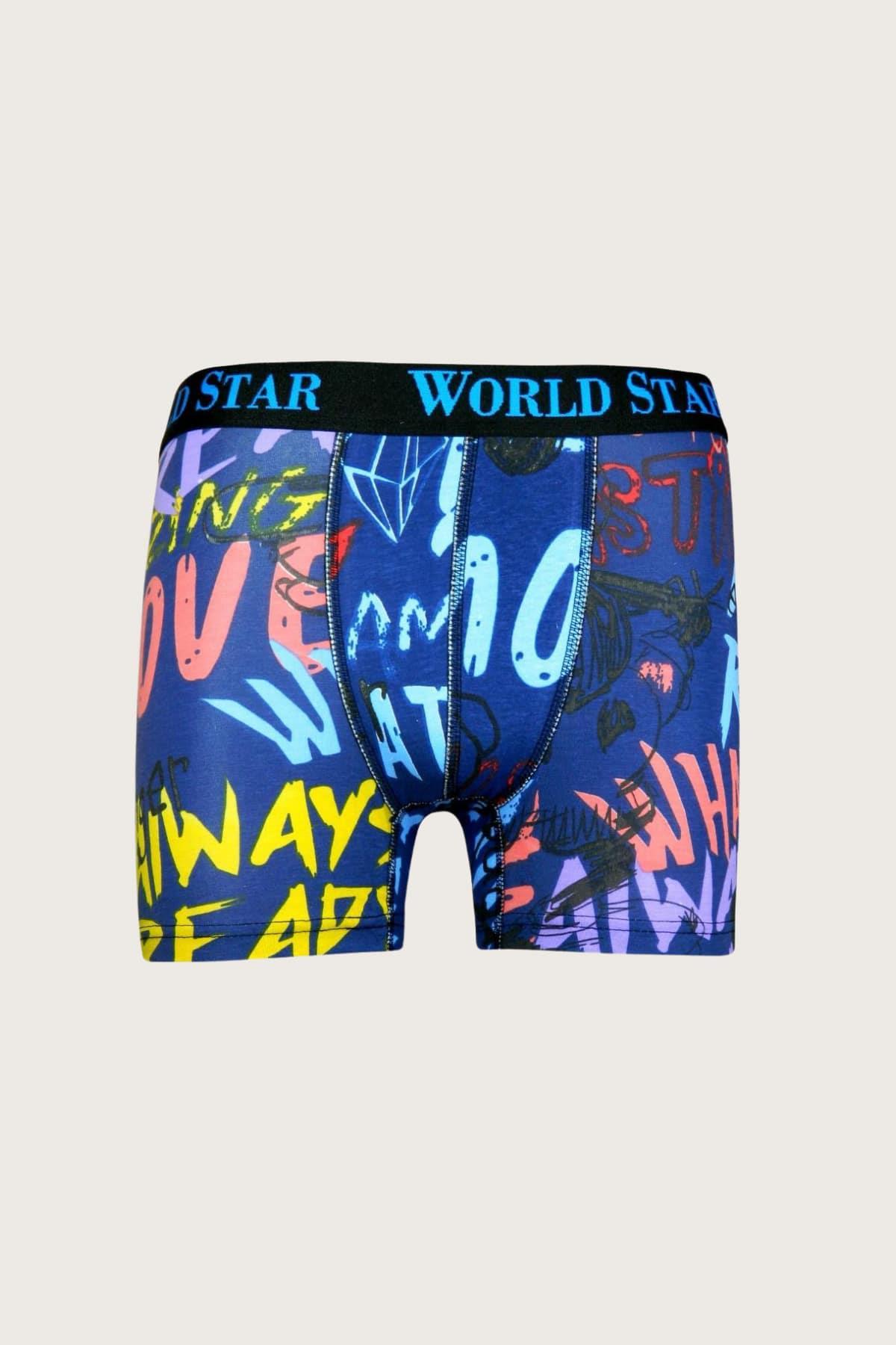 Aria’s%20Closet%20Tekli%20Pamuklu%20Erkek%20Boxer