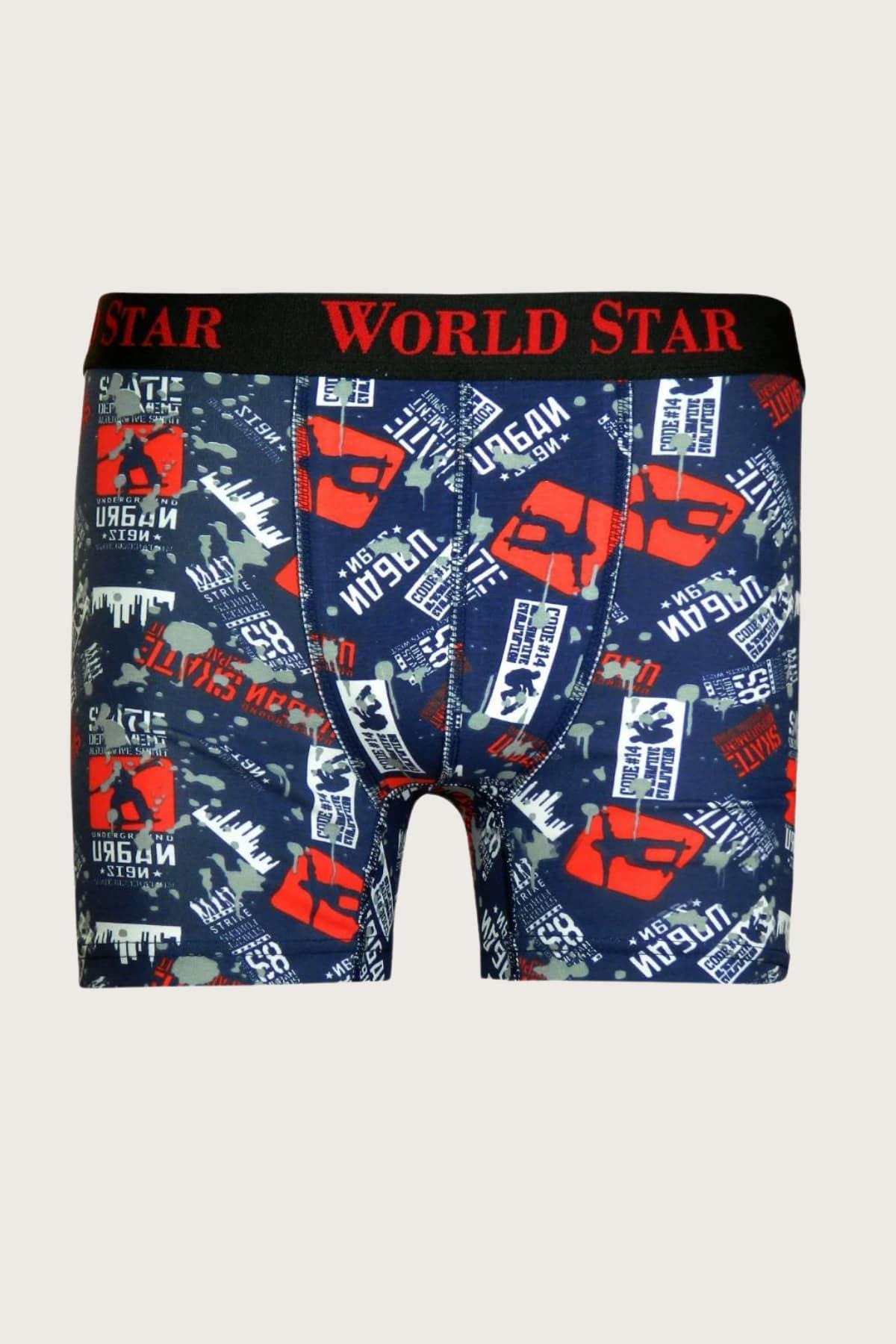 Aria’s%20Closet%20Tekli%20Pamuklu%20Erkek%20Boxer