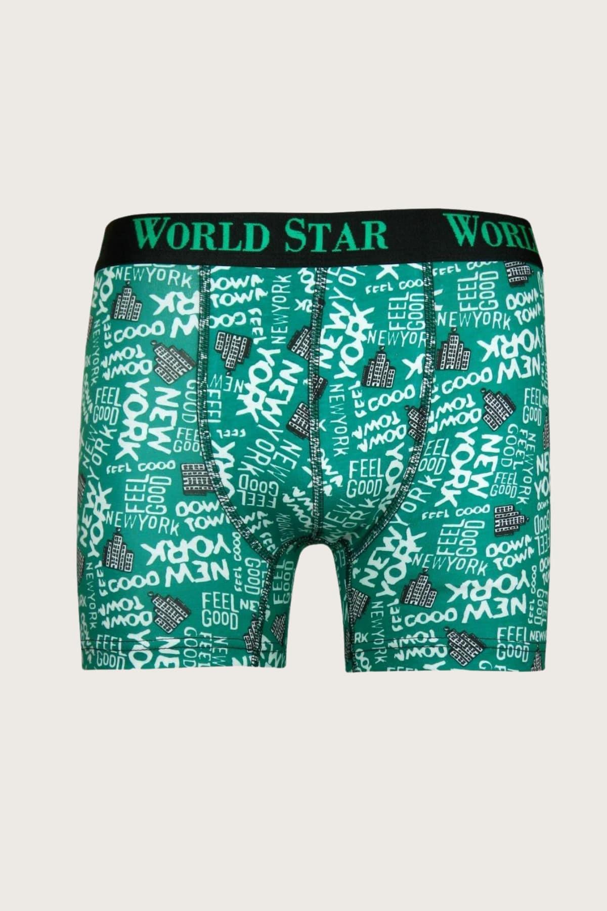 Aria’s%20Closet%20Tekli%20Pamuklu%20Erkek%20Boxer