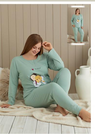 Aria’s Closet Büyük Beden I Love Sleep Pijama Takımı